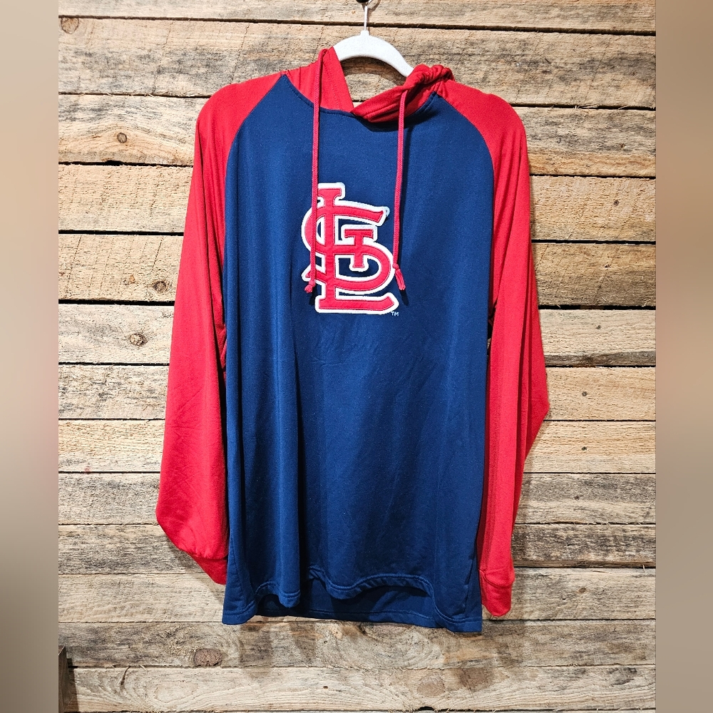 Cardinals Red and Blue Lightweight Hoodie Size‎ XL